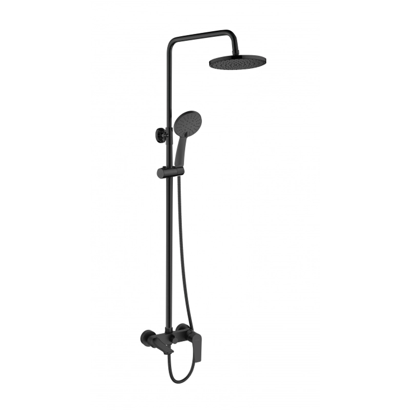 Душевая система Dokos чёрная AU-19-B04-V