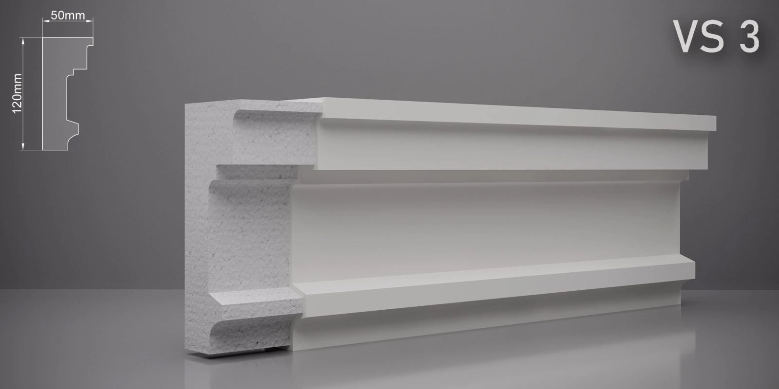 Ancadrament VS3 120x50mm