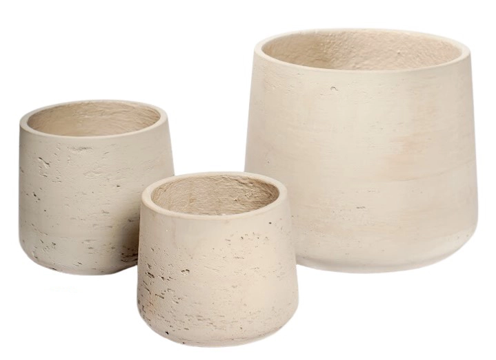 Ghiveci din fibrociment Jumbo Patt XXS beige washed 