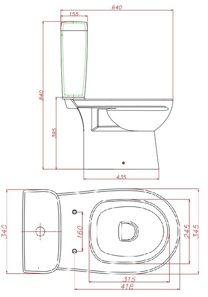 Vas WC Alibano R MS Incoer B1 alb 99M02126