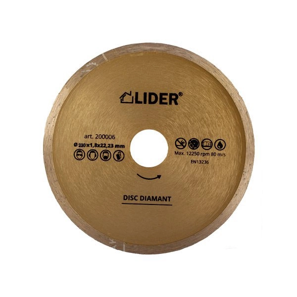 Disc diamantat pentru beton Lider 230mm 200010