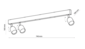 Люстра TK Lighting Top White 3 GU 10 6318