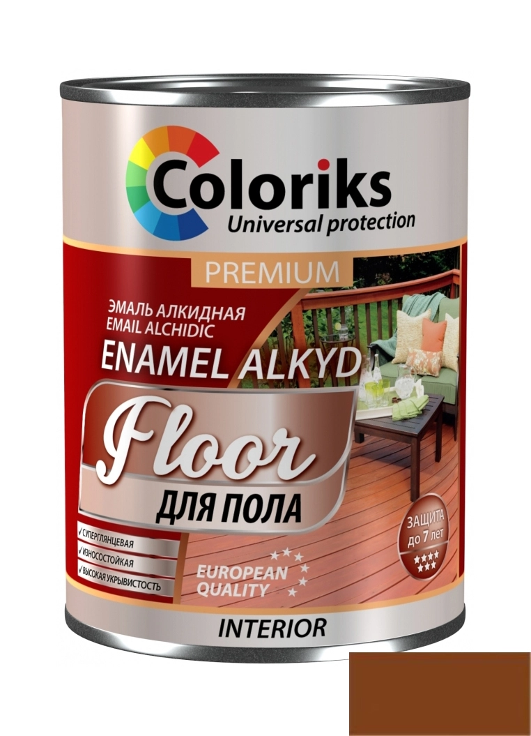 Email Coloriks Premium Universal 0.9L roșu cafeniu