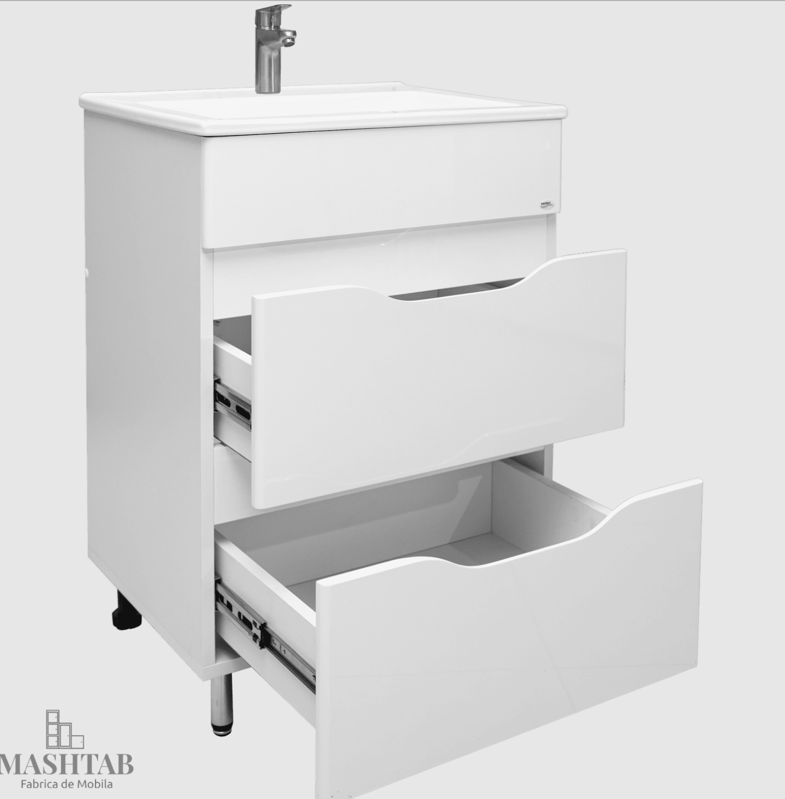 Dulap pentru lavoar Print 75 white 11627 