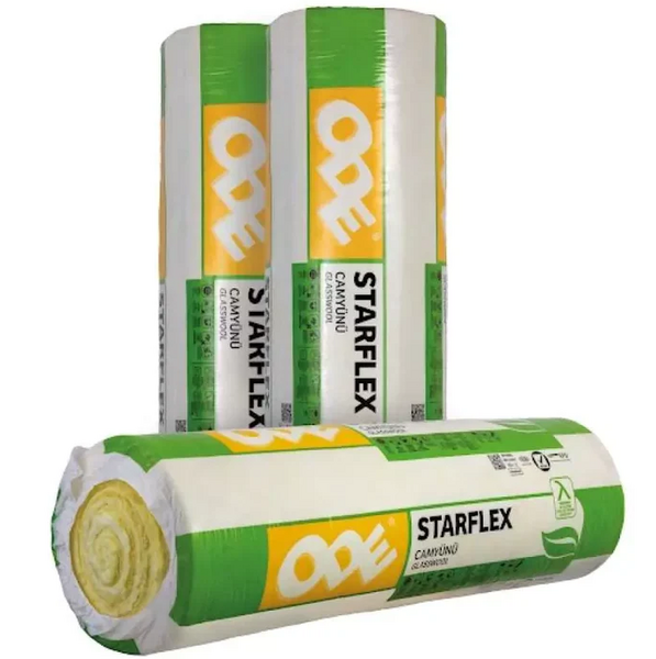 Минеральная вата Ode Starflex 50мм*1.2м x 6.25м x 2шт 15m2/ 91588 