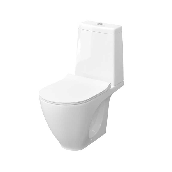 Vas WC Trino R Slim ML 2-Mode alb Keramin