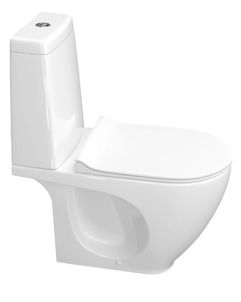Vas WC Trino R Slim ML 2-Mode alb Keramin