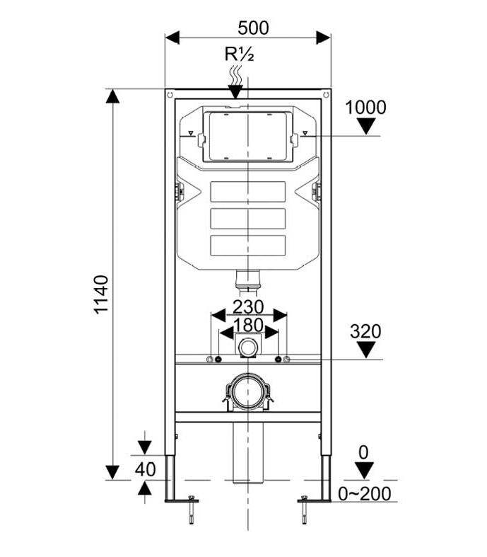 Ramă Keramin Comfort WC K130-A02-EEA1:K9612-EEA1 
