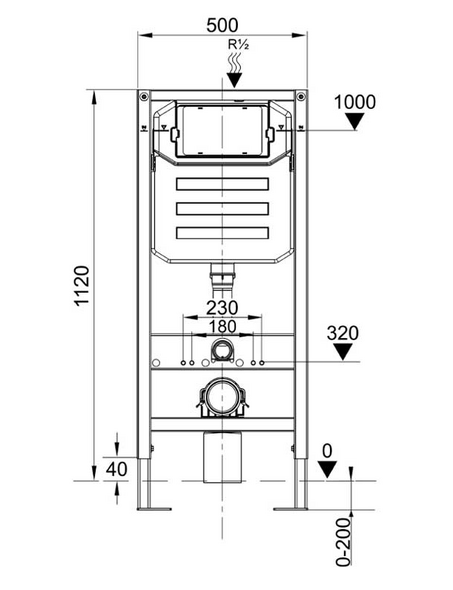 Инсталляция для подвесного унитаза Keramin Premium WC K133-AO-EEA1:K9612-EEA1 