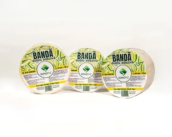 Bandă dublu adezivă Sonotiz Spuma 10mm×20m