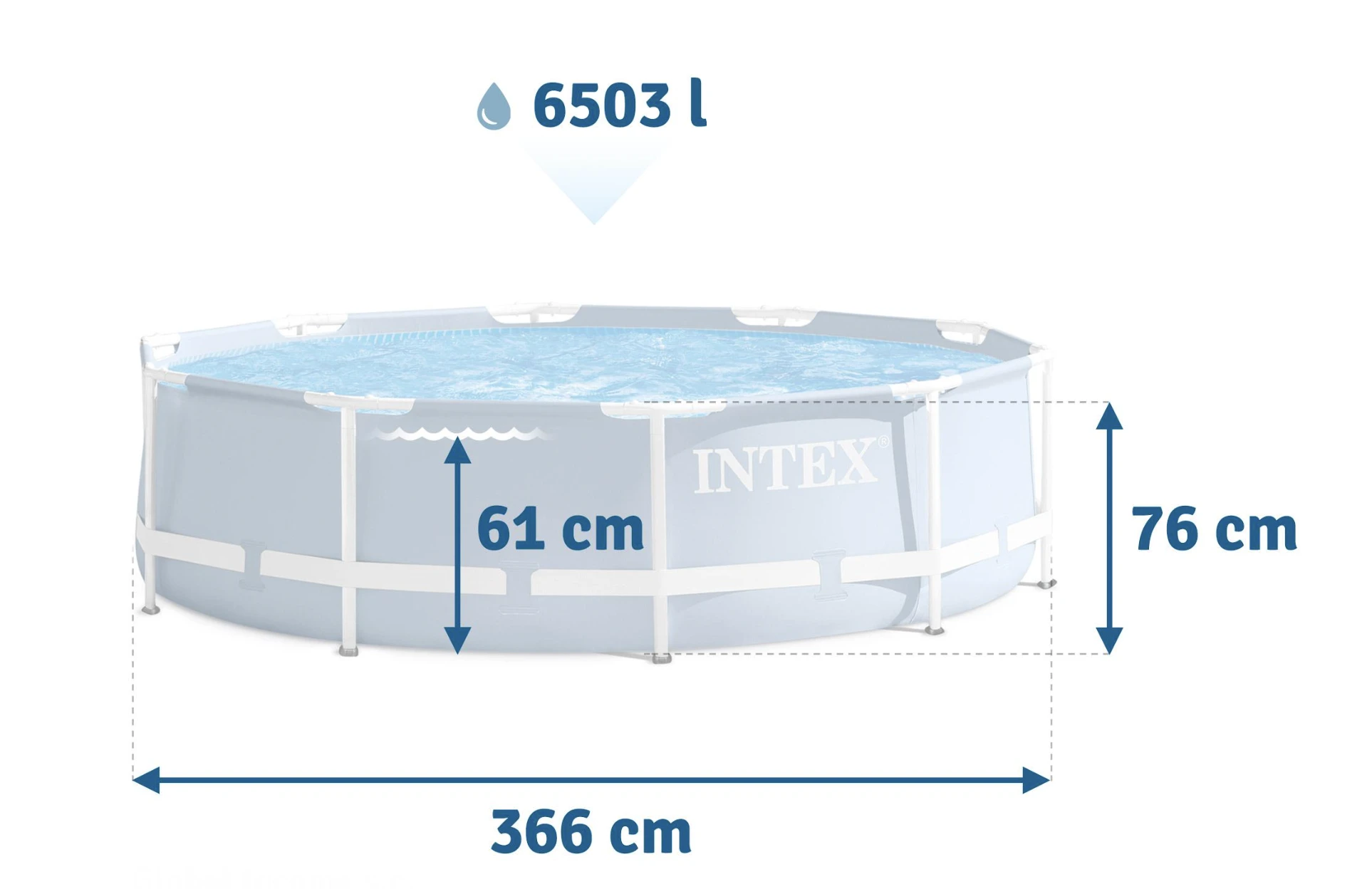 Piscină Intex Frism Frame Premium 6503L 26710 