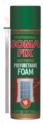 Монтажная пена Somafix 300ml 18l 80017