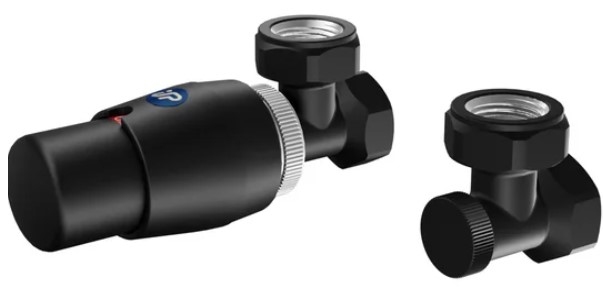 Swing Angle Valve kit 1/2*1/2 Black Tex (PEX)
