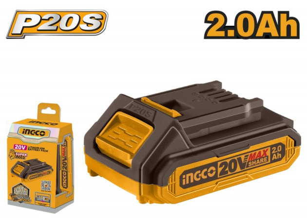 Аккумулятор LI-ION INGCO 2.0Ah FBLI20011 44683
