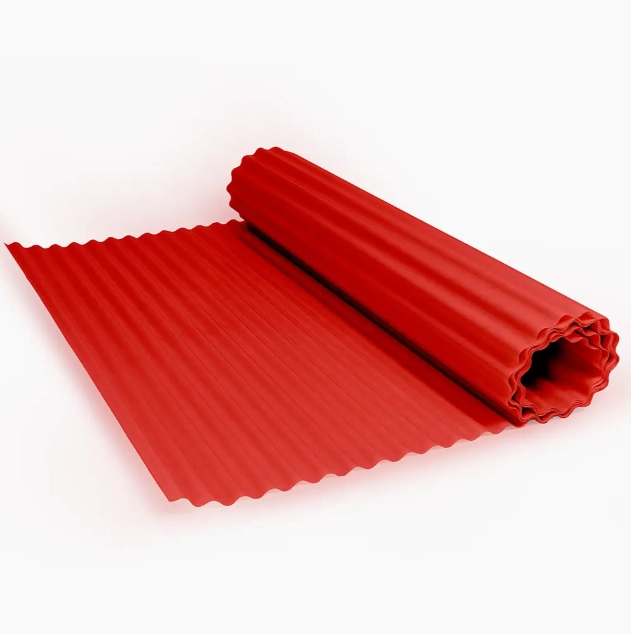 Rulou ondulat roșu 2x30m