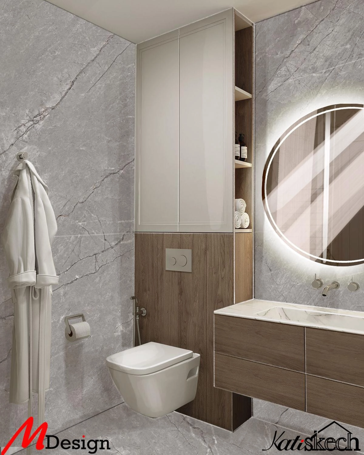 Плитка Cargo Carving Grey 60x120