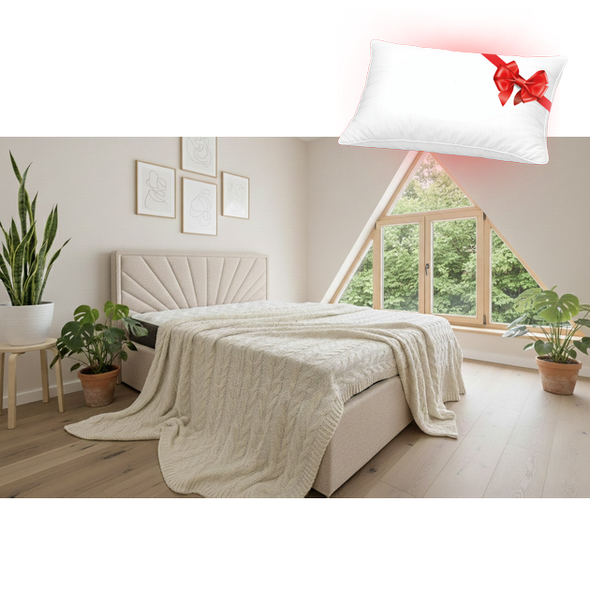 Кровать Sunny stofa London 04 Light Brown 160x200 