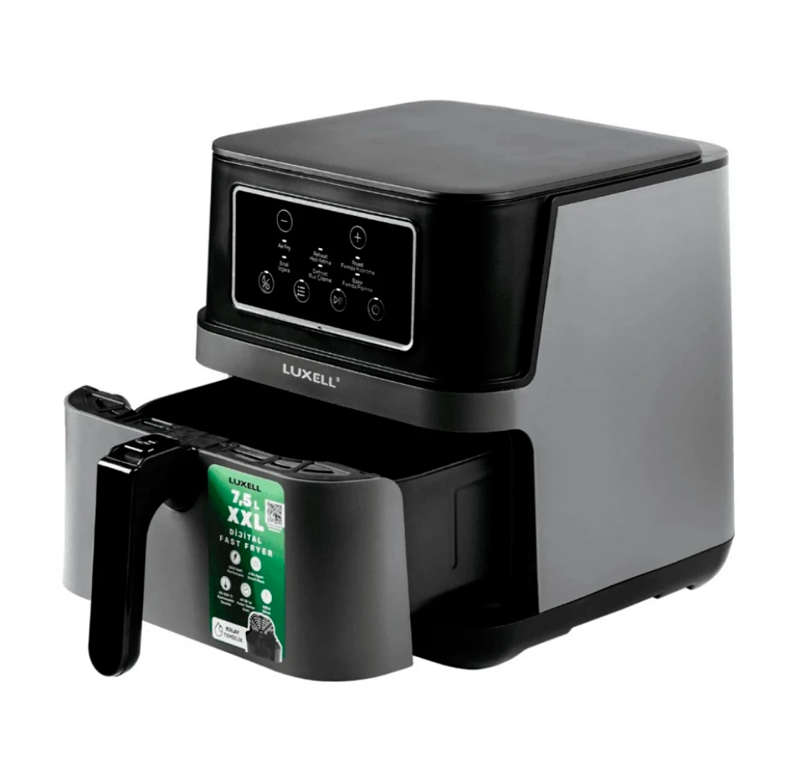 Aerogrill 1850W 7.5 L Black Lucell LXAF-01 