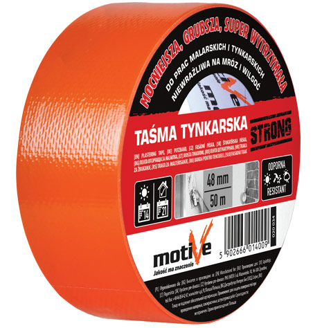 Banda adezivă pentru tencuieli (oranj) 48mm x 50m