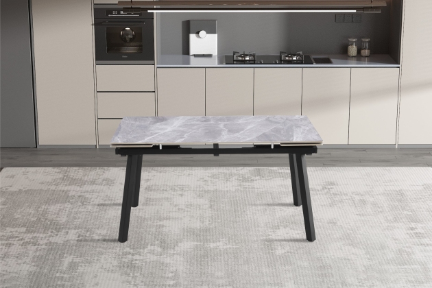 Стол Retto Grey ceramic (150+30+30)*90 