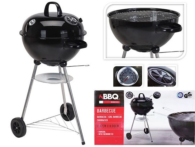 Gratar sferic BBQ D47cm H90cm 24876 