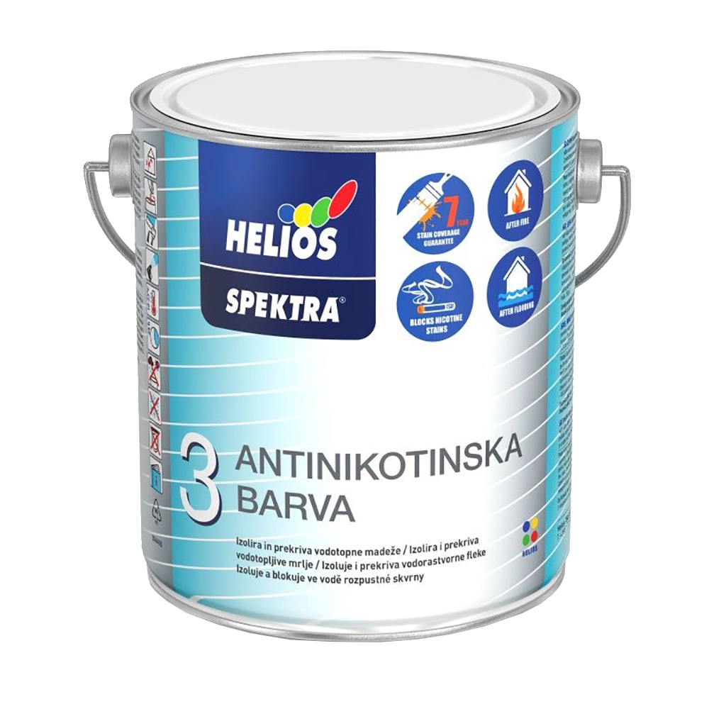 Vopsea lavabila antinicotina Spektra alb 0.75L