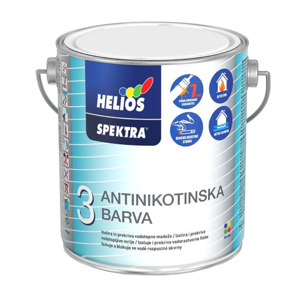 Vopsea lavabila antinicotina Spektra alb 0.75L