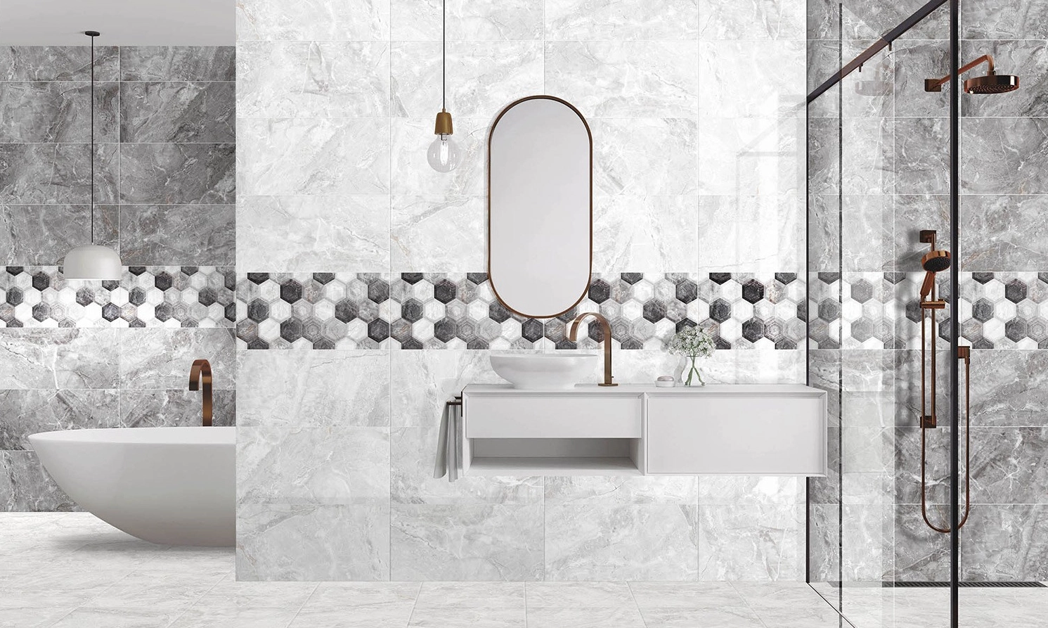 Gresie Duru 45x45 Anka Light grey