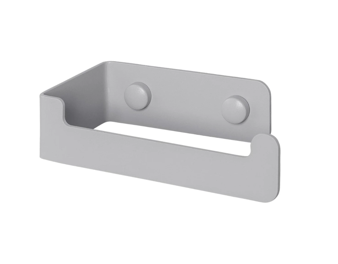 Держатель для туалетной бумаги Daske Zen PH-0041GL серый левый