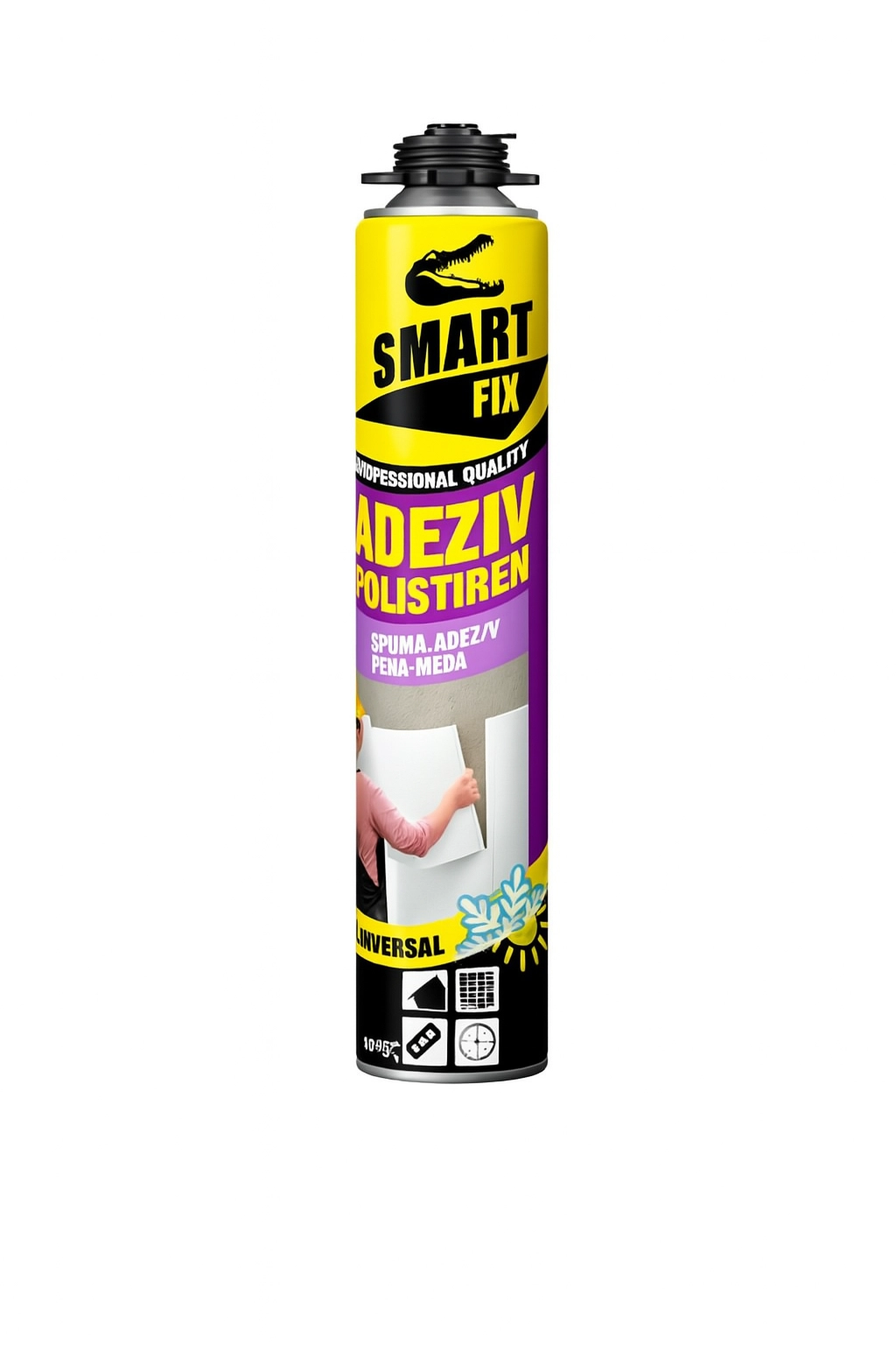 Spumă-adeziv pentru polistirol Smart Fix 750ml 32141010