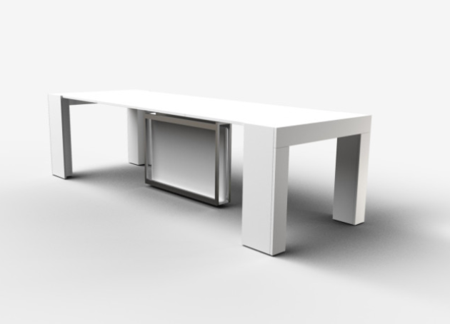 Стол Cubisto Console 2600 W1000 White 900003181