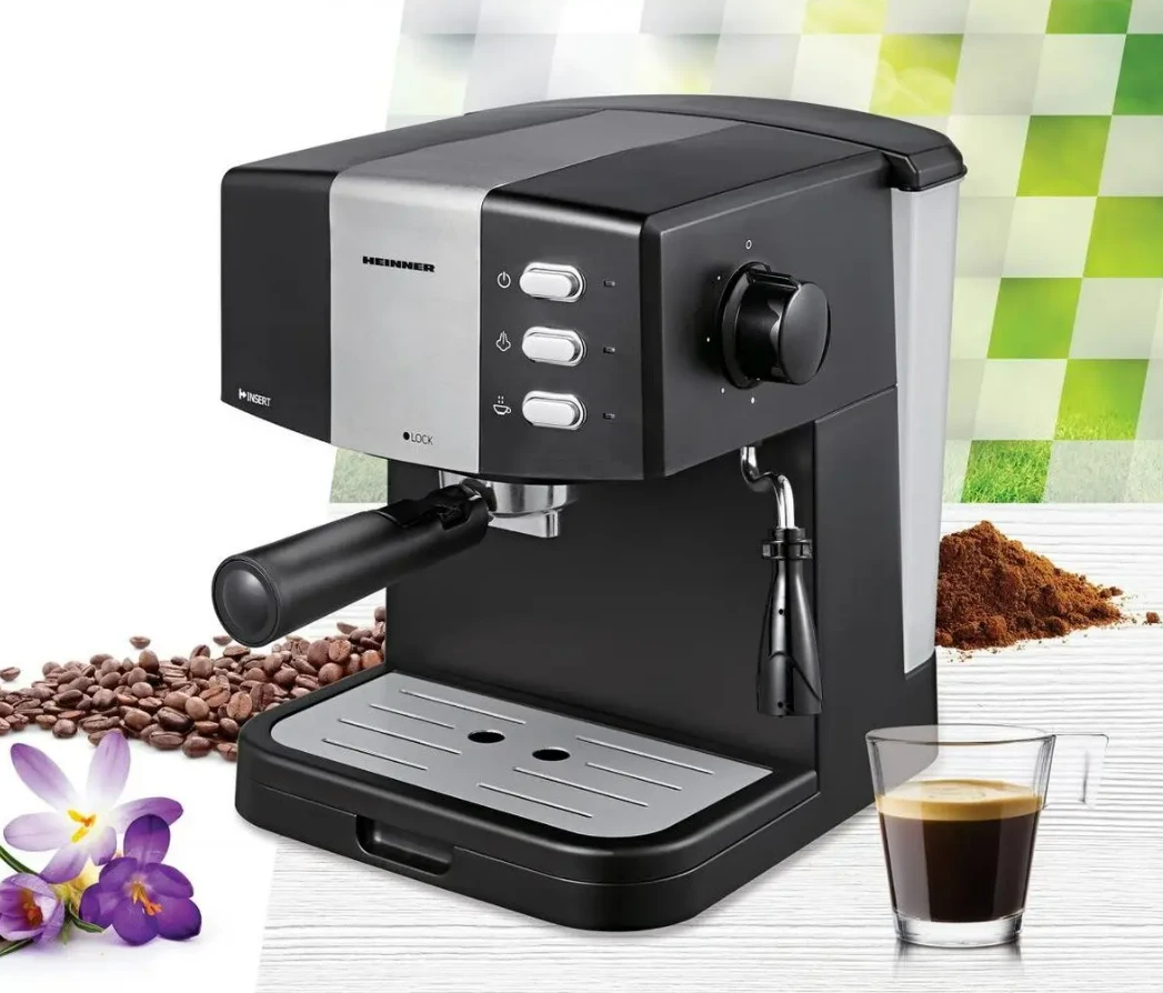 Кофемашина Heinner HEM-850BKSL 