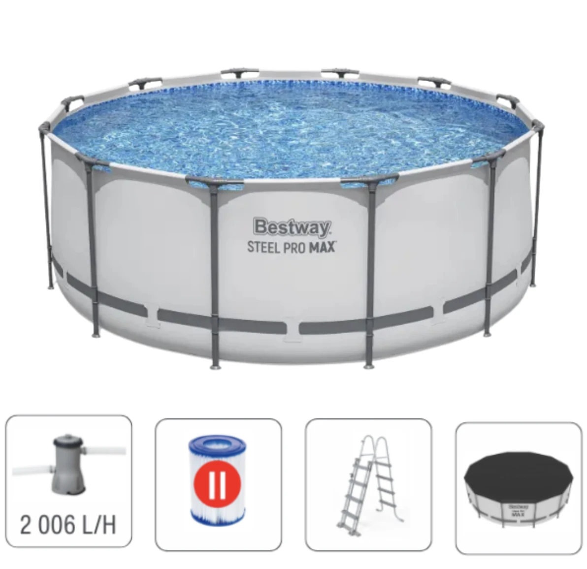 Piscina Bestway Steel Pro Max Round 10250 L 56420 