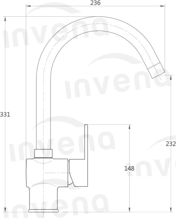 Смеситель Invena BZ-68-L01-A Stilla 