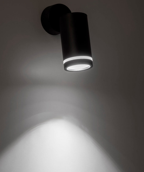 Spot Tk Lighting JET BLACK 1 GU 10 6910