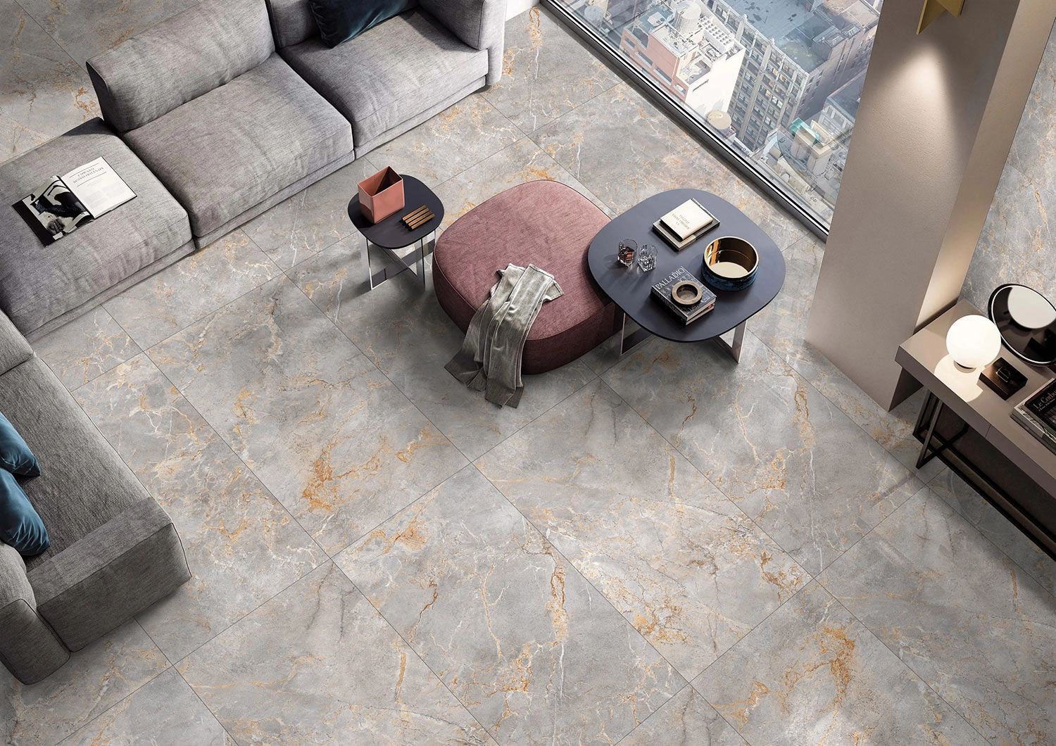 Gresie Asia Pacific Ceramic Ripon 60x120 Grey