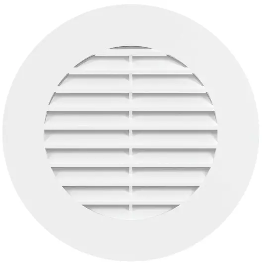 Grilă ventilație D100 white 10RKL