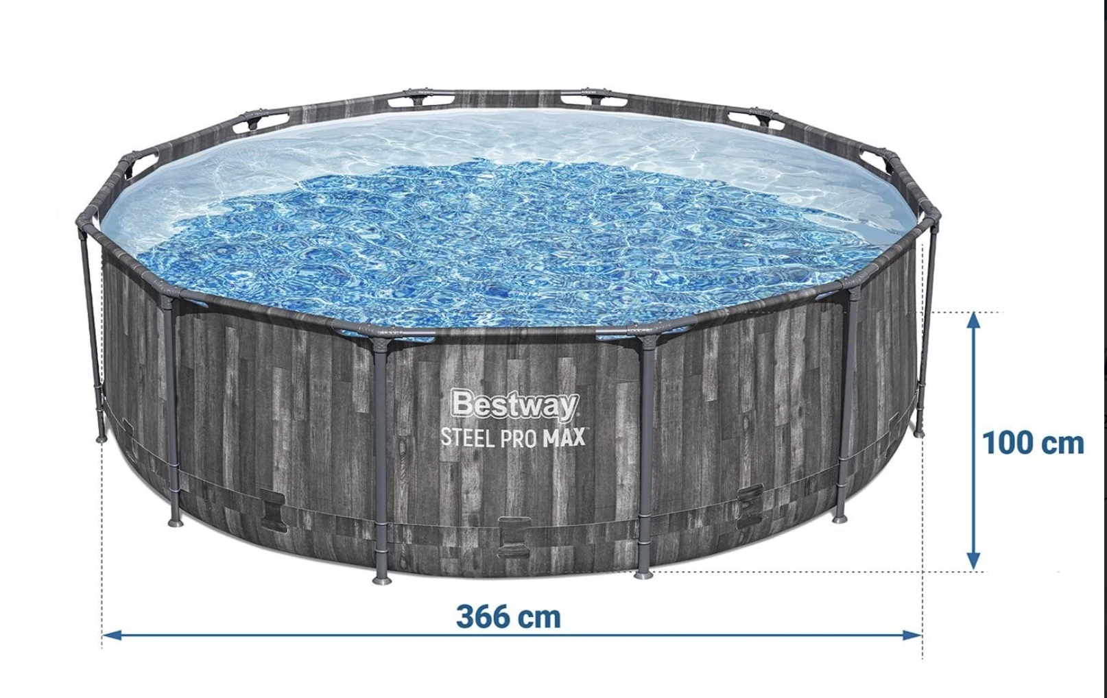 Piscina Bestway Steel Pro Max Round 9150L 5614X  