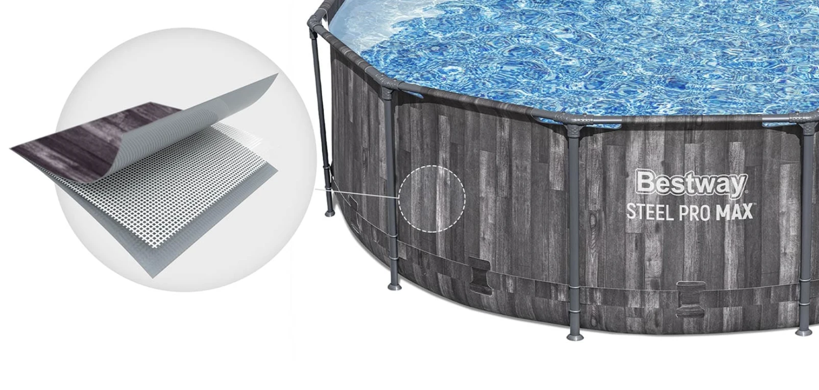 Piscina Bestway Steel Pro Max Round 9150L 5614X  