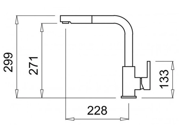 Смеситель Elleci C02 40 MGKC0240 Full Black