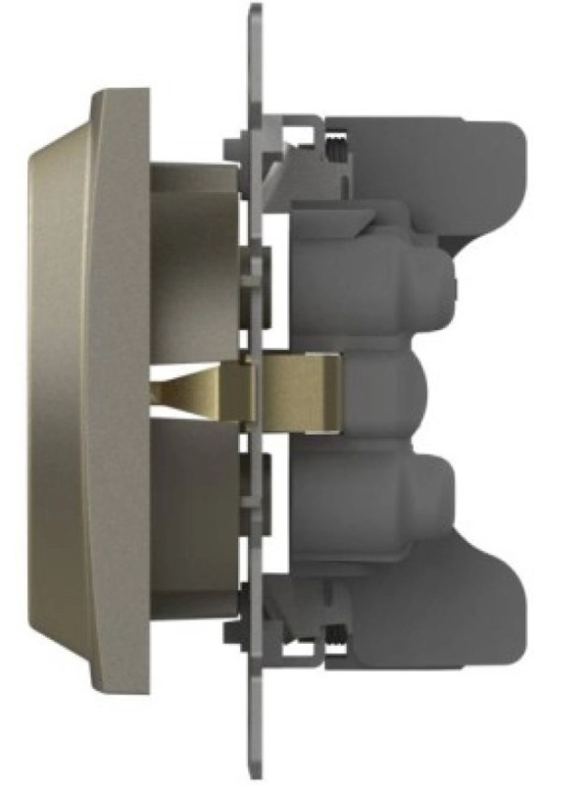 Розетка двойная Elbi Zena 609-011400-907