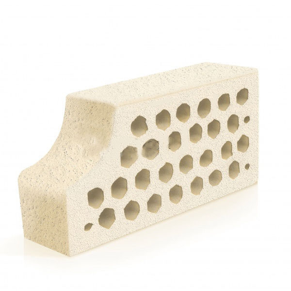 Cărămidă fațadă ceramic TM Евротон ИФ-14 alb