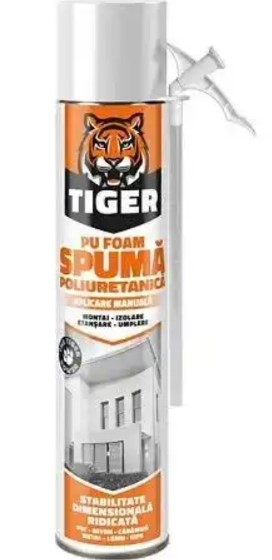 Spumă poliuretanică Tiger 600ml