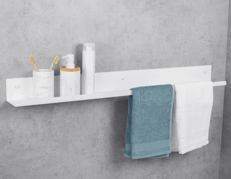 Suport cu raft Daske Mirage TR/M-0720WL alb stâng