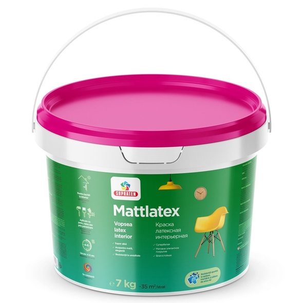 Vopsea Supraten Mattlatex 7kg