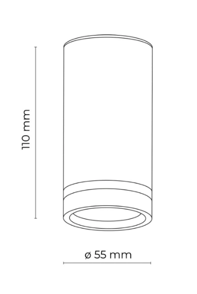 Спот Tk Lighting JET DOWNLIGHT 1 GU 10 6919