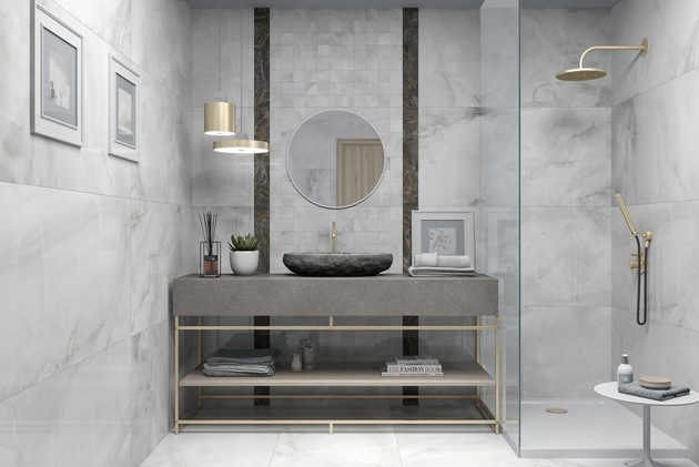 Gresie Sassari 60*120 pearl mat