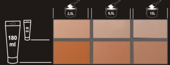 Pigment Concentrat Oskar căramiziu 9