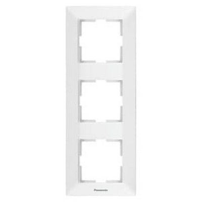 Рамка 3 места Arkedia Slim вертикальная белый 908132