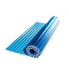 Rulou ondulat albastru 2.5x20